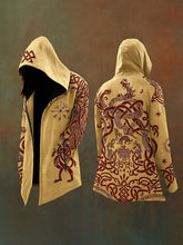 Vintage-Strickjacke im Viking-Stil für Herren